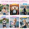 Clear Backpack Heavy Duty Transparent School Bookbag, Stadium Approved See Through Bag with Wide Shoulder Straps for Sports, Concerts, Events – Pink - 3 of 4