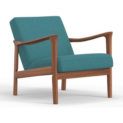 Alpine Furniture Zephyr Chair, Turquoise Upholstery