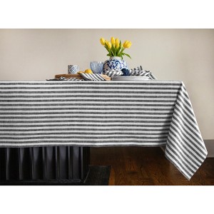 Solino Home Linen Stripe Tablecloth | Amalfi - 1 of 4