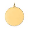 Black Bow Jewelry 14k Yellow Gold 50th Anniversary Pendant, 29mm - 3 of 4