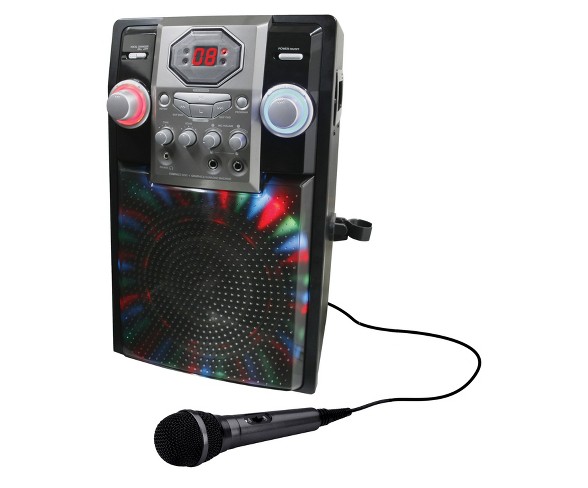 iLive Bluetooth Karaoke CD+G with LED Lights