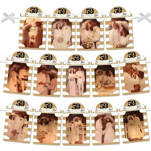 Big Dot of Happiness We Still Do - 50th Wedding Anniversary - DIY Anniversary Party Decor - Picture Display - Photo Banner - 1 of 4