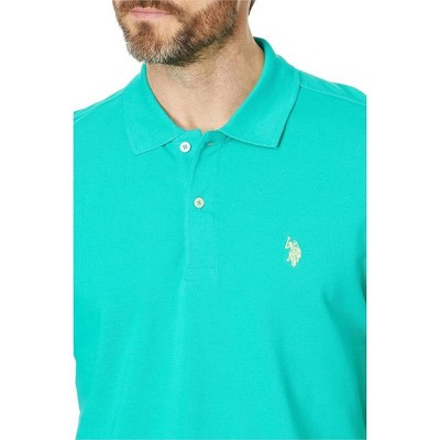 U.S. Polo Assn. Men's Slim Fit Solid Pique Polo With Small Pony Polo Shirt