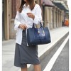 MKF Collection Yola Women’s Satchel Vegan Leather Bag and Wallet by Mia K- 2PCS Set - 3 of 4