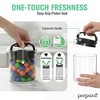 Prepara Evak Fresh Saver Short Vacuum Seal Canisters, Small - Grip Handle Lid, BPA Free Twin-Valve Airtight Jar for Coffee, Tea, Snacks - (2-Pack) - 4 of 4