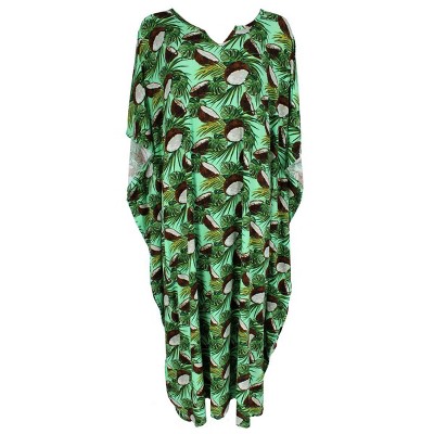 Gabriella Women's Palm Coconut Long Caftan
