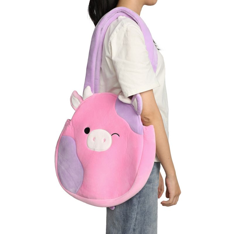Squishmallows Patty the Cow Plush Tote Bag, 4 of 5