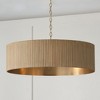 Capital Lighting Donovan 4 - Light Chandelier in  White Wash/Matte Brass - 3 of 4