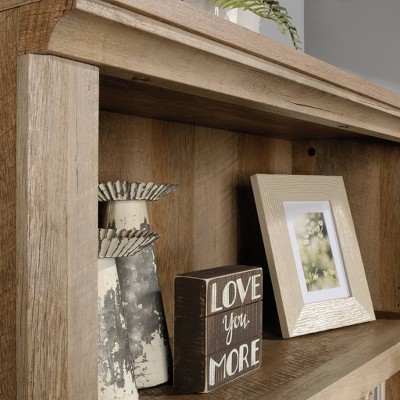 Lintel Oak 5-Shelf Adjustable Bookcase with Doors