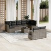 vidaXL Garden Sofa Set Grey - 2 of 4