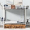 NicBex Twin XL Bunk Bed Metal Frame Bed Frame with 2 Drawers, Guardrails and Ladder, No Box Spring Required, Space Saving - 2 of 4