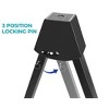 Monoprice A-Frame Stand for Electric, Acoustic, and Bass Guitars, Universal Guitar Stand, EVA Rubber Padding, Non-slip Feet, Triple-Fold Design - 4 of 4