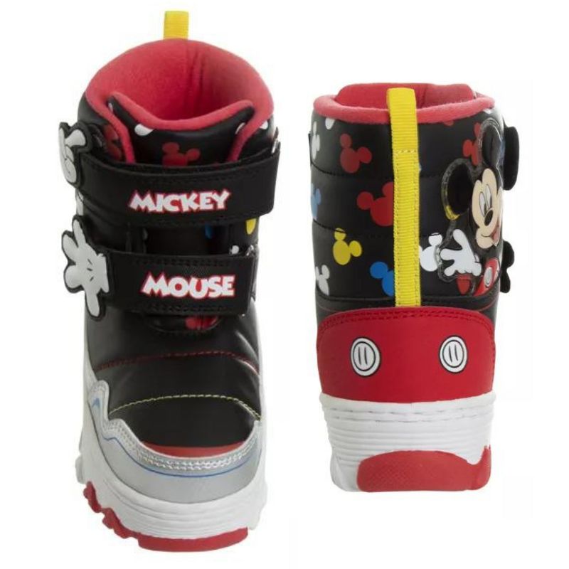 Disney Mickey Mouse Boys Snow Boots - Kids Water Resistant Winter Boots (Toddler/Little Kid), 4 of 8