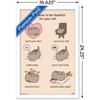 Trends International Pusheen - Thankful Framed Wall Poster Prints - 3 of 4