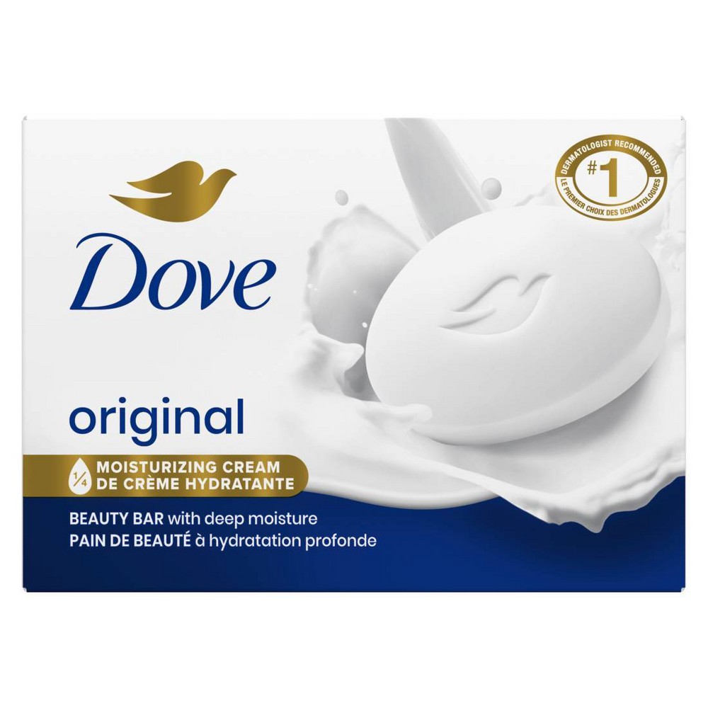 UPC 011111614246 product image for Dove Beauty Original Bar Soap - Unscented - Travel Size - 3.17oz: Moisturizing W | upcitemdb.com