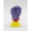 Kevins Gift Shoppe Ceramic Purple Hair Dollymama Retro Fun Vase and Makeup Brush Holder - image 3 of 3