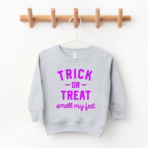 The Juniper Shop Smell My Feet Puff Print Toddler Graphic Sweatshirt - 1 of 4