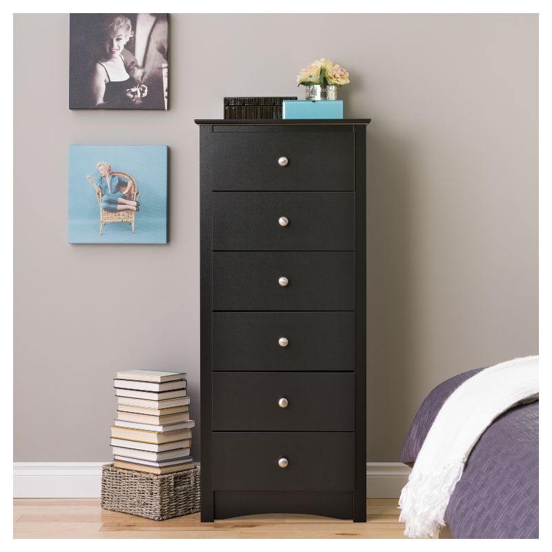 Tall 6 - Drawer Chest - Prepac, 5 of 8