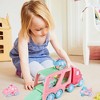 Fun Little Toys Pink Carrier Truck with 4 Vehicles & Sound - 2 of 4