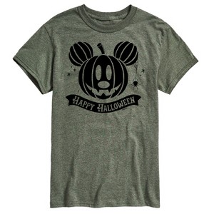 Men's - Disney - Mickey Pumpkin Short Sleeve Graphic T-Shirt - 1 of 4