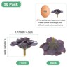 Unique Bargains Silk Rose Artificial Flower Heads - 3 of 4