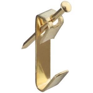 National Hardware Brass-Plated Picture Hanger 30 lb - Case of 5 - 8 each - 1 of 1