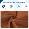 Bean Bag Couch, Oversized Fireside Chair Bean Bag Sofa with Ottoman for Adults, Togo Loveseat Sofa with High Density - 2 of 4