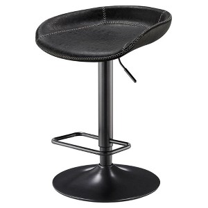 New Pacific Direct Rogue PU Leather Gaslift Bar Stool - 1 of 4