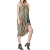 LA LEELA Women's Beachwear Summer Beach Bikini Wraps Sarong Coverups Wrap Skirt Swimsuit Swimwear Swim Cover Up for Women One Size Blue,Floral - 2 of 4