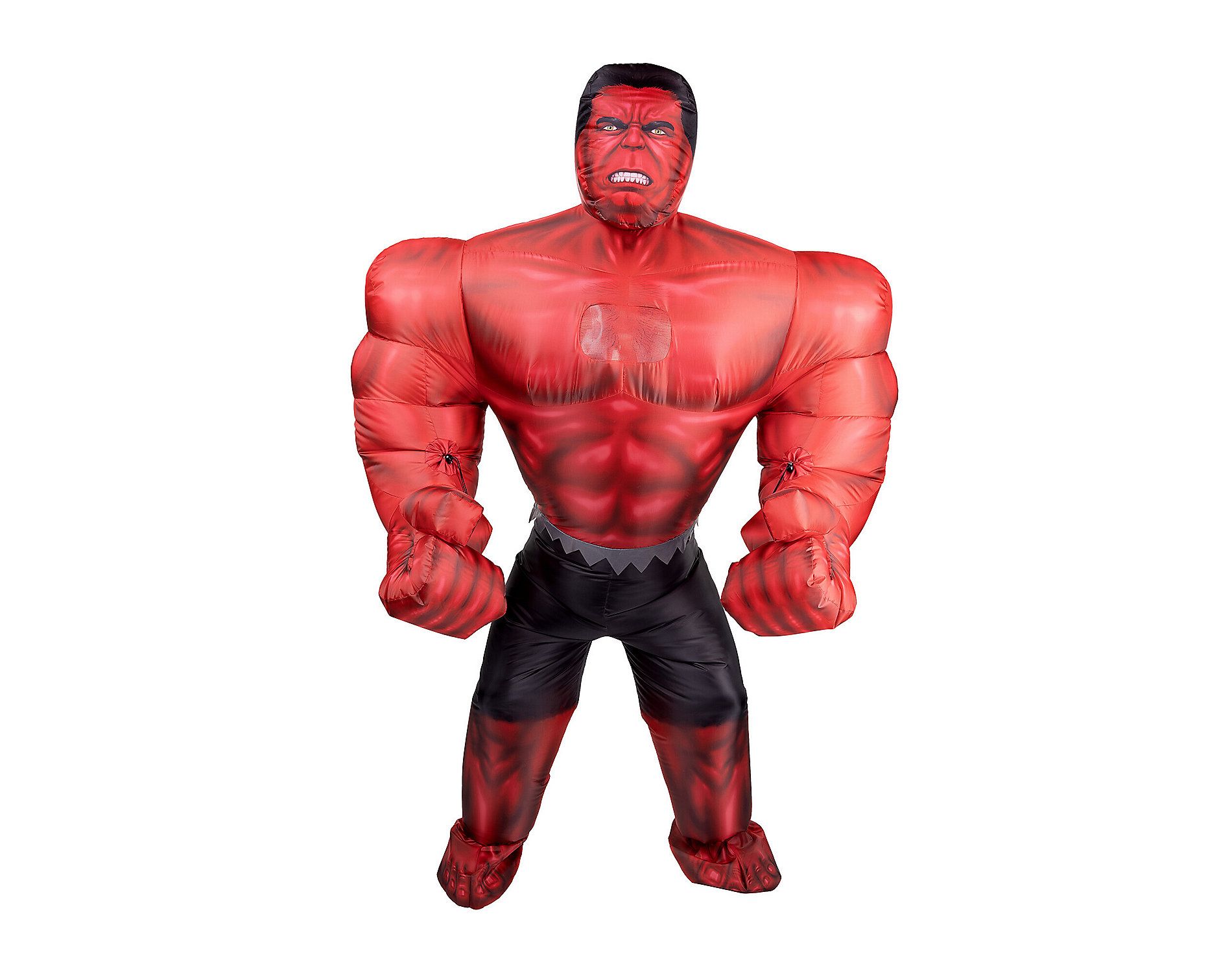 Marvel Men's Red Hulk Halloween Costume Inflatable Suits - Red One Size