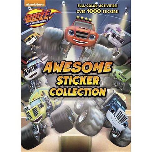 Download Blaze And The Monster Machines Awesome Sticker Collection Blaze And The Monster Machines 4 Color Plus 1 000 Stickers Paperback Target