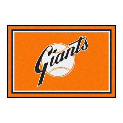 MLB San Francisco Giants 4'x6' 1947 Retro Collection Plush Area Rug