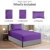 Extra Deep Pocket 4 Piece Sheet Set - Soft Bed Sheets, Fits 18"-24" Mattresses - CGK Linens - 2 of 4