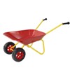 VisioGear Sand Toys, Children's Heavy Wheelbarrow Toy for Bench, Children's Double Wheel Wheelbarrow with Tray for Sand, Red, 30.12"*18.11"*15.16" - 4 of 4