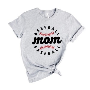 Simply Sage Market Women's Baseball Mom Baseball Short Sleeve Graphic Tee - 1 of 2