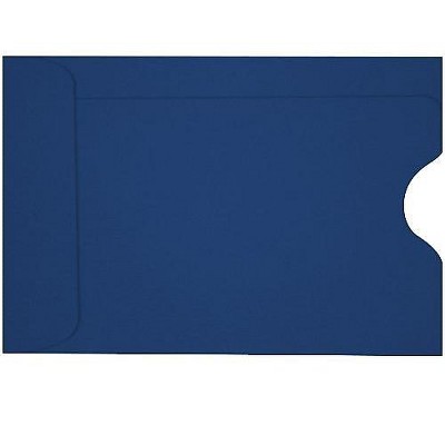 LUX Credit Card Sleeve 2 3/8 x 3 1/2 50/Box Navy LUX-1801-103-50