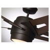 Emerson Luxe Eco Modern 54" Ceiling Fan 6-Speed Wall Control with Dark Mahogany Blades - 3 of 4