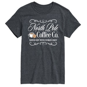 Men's - Instant Message - North Pole Coffee Co Short Sleeve Graphic T-Shirt - 1 of 4