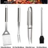Itopfox 23-Piece BBQ Grill Accessories Set with Thermometer - Stainless Steel Tools, 2 Grill Mats for Outdoor Cooking - Ideal Gift for Dad, Camping - 2 of 4