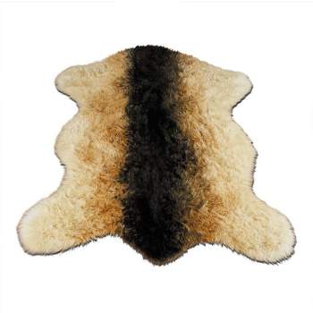 Walk on Me Faux Fur Super Soft Goat Rug Tufted With Non-slip Backing Area Rug