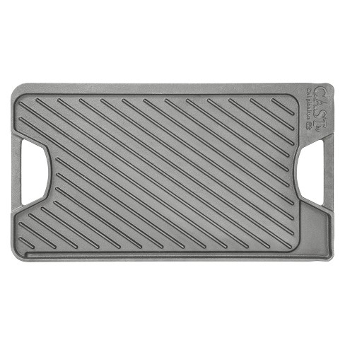 Gas Stovetop, Pre-Seasoned Square Cast Iron Reversible Grill/Griddle Pan,  10 X 10