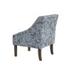 Classic Swoop Arm Chair Jacobean Print - HomePop - image 4 of 4