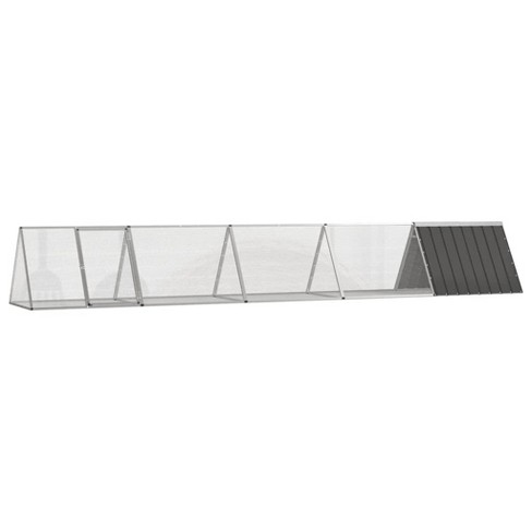 vidaXL Small Animal Cage Transparent 56.3 in.x42.1 in.x36.6 in. PP and Steel - image 1 of 4