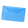 Unique Bargains Office Plastic Paper File Holder A4 Clear Blue 1 Pc - 2 of 4