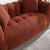 NicBex Chenille High Back Bean Bag Chair,Lazy Loveseat Sofa with 2 Pillows and High Resilience Foam for Living Room,Bedroom,Apartment - 4 of 4
