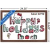 Trends International Hello Kitty: 17 Holiday - Happy Holidays Framed Wall Poster Prints - 3 of 4