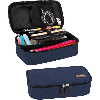 Fmeida Big Capacity Pencil Case, Oxford Cloth Pencil Bag Storage Pouch Pen Pencil Marker Stationery Bag Holder for Middle College and Office