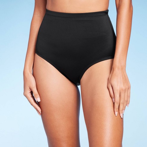 Women's Tummy Control High Waist Swim Shorts - Kona Sol™ Black L