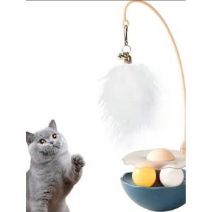 Cat Toys - Interactive Toy for Cat | Kitten Toys | Lightweight Resin Duck Shape Fun Stick for Kitten Play Indoor Outdoor - 1 of 4