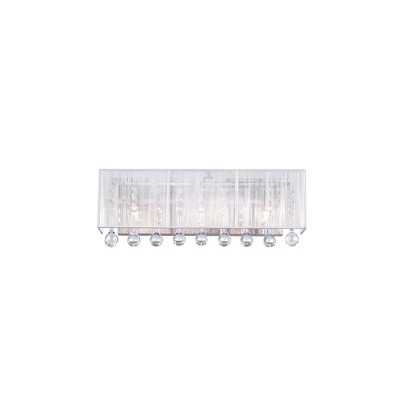 CWI Lighting Water Drop 3 Light Vanity Light With Chrome Finish